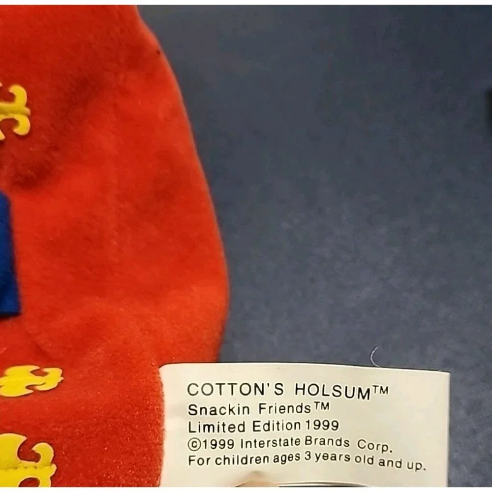 Cotton’s‎ Holsum Bread Limited Edition 1999 Advertisement Snackin Friends Beanie